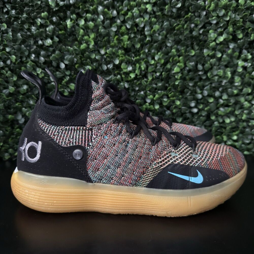 Nike KD 11 Size 8.5 Nike KD 11 Multi-Color AO2604-001 Low Top Shoes Sneakers
